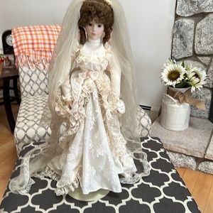 Porcelain doll the Harlem collection.